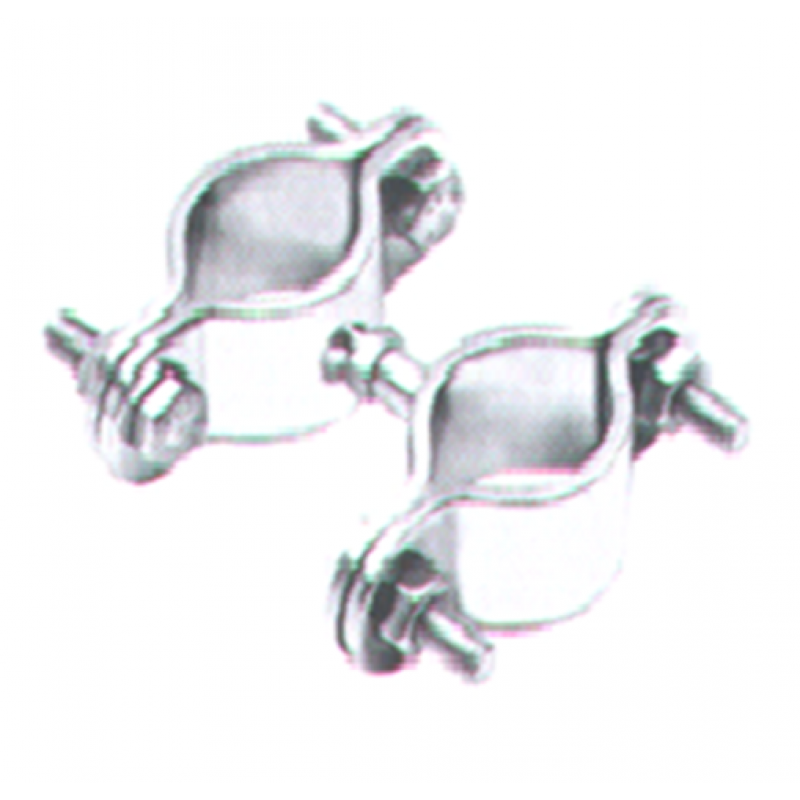 Σφιγκτήρες σωλήνα διπλοί με αποστάτη βαρέως τύπου Inox M8461